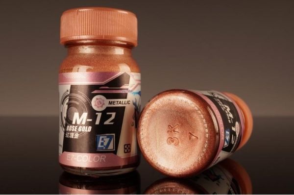 E7-M-12 玫瑰金 E7.模型專用漆.硝基漆