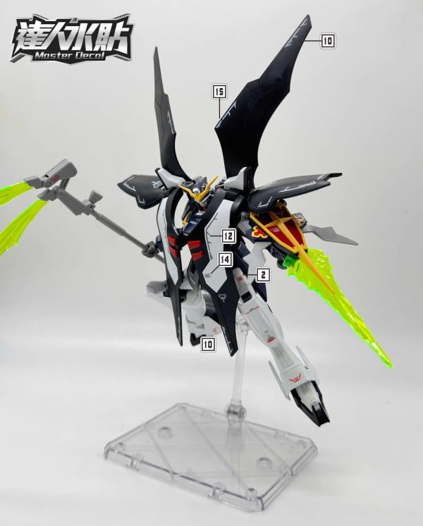 達人水貼  HG 1/144 地獄死神 螢光水貼  專用水貼 DLH099 達人水貼  HG 1/144 地獄死神 螢光水貼 鋼彈 模型 鋼普拉 專用水貼 DLH099