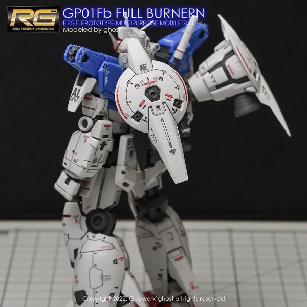炎水貼 RG GP01FB 鋼彈 模型 螢光 專用水貼 CGRG26 炎水貼 RG GP01FB 鋼彈 模型 螢光 專用水貼 CGRG26