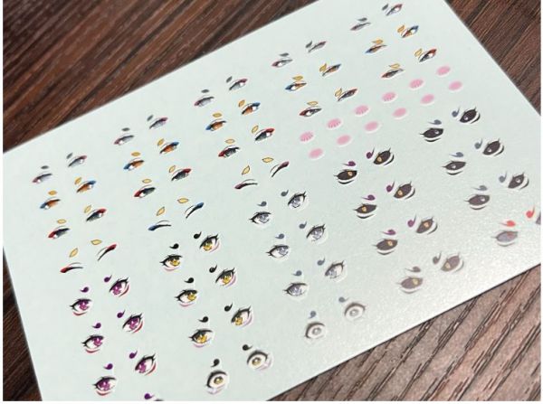 DDB水貼 EYES02 女神裝置 玉藻前 異色眼睛 超高清水貼 DDB水貼 EYES02 女神裝置 玉藻前 異色眼睛 超高清水貼