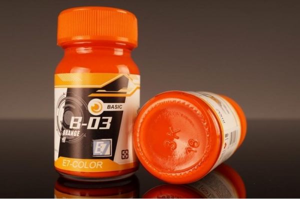 E7-B-03 橙 E7.模型專用漆.硝基漆