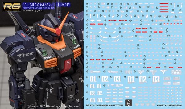 炎水貼 GHOST RG 黑馬克兔 MK2 迪坦斯 MK-II 鋼彈 高清 專用水貼 CGRG29 炎水貼 GHOST RG 黑馬克兔 MK2 迪坦斯 MK-II 鋼彈 高清 專用水貼 SRG29
