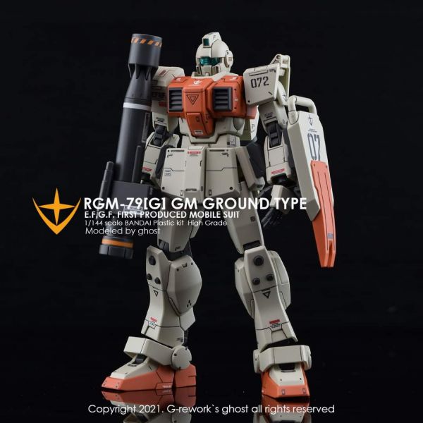 炎水貼 GHOST版 HG RX-79 新生 陸戰型吉姆 08MS小隊 螢光 專用水貼 CGHG06 炎水貼.模型水貼.鋼彈水貼.鋼彈模型水貼