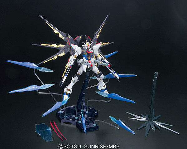 BANDAI 萬代 鋼彈模型 1/100 MG 鋼彈 SEED DESTINY 攻擊自由鋼彈 特別限定版 GSC 組裝模型 MODEROID VS騎士檸檬汽水&40炎 焰火皇帝