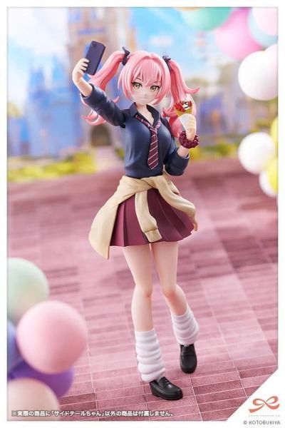 1月預購 壽屋 1/10 創彩少女庭園 側馬尾醬 組裝模型 0826 壽屋 1/10 創彩少女庭園 側馬尾醬