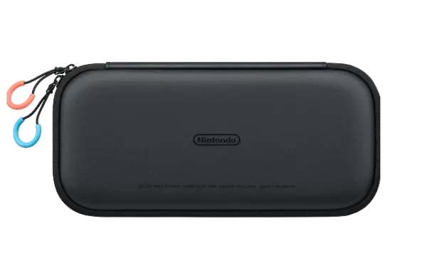 [2025-7~9月預購] 台灣公司貨 Switch 2 主機專用的便攜包(內附一張軟性保護貼) 黑色款, 不代貼 台灣公司貨 Switch 2 主機專用的便攜包(內附一張軟性保護貼) 黑色款