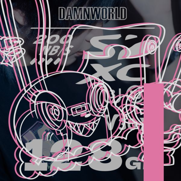 【DAMNWORLD。5】新世紀■兔RAi。T恤 