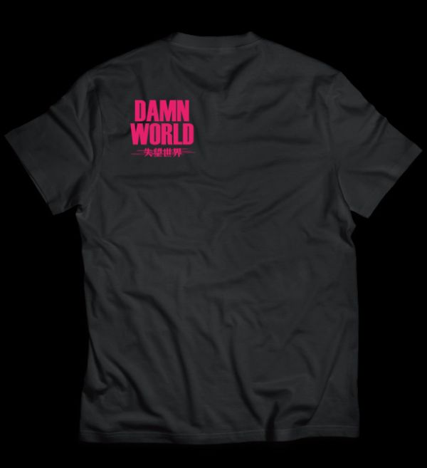 【DAMNWORLD】紅色目光X黑T 