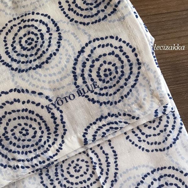 京都藍 KYOTO BLUE純棉手巾 手帕,手巾,日本手帕,純棉手帕,夏天擦汗,個人衛生用品,服裝搭配