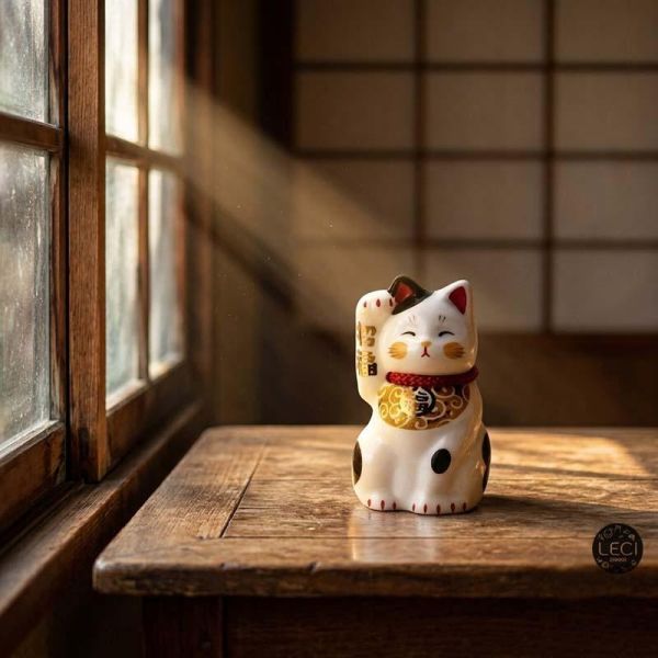日本緣起物 唐草招財猫 唐草招き猫,唐草模様,民藝,縁起物,重宝,日本招財貓,唐草招財貓,日本招福開運緣起物,開店裝飾,入厝送禮,喬遷送禮,居家裝飾,居家擺飾,過年送禮,生日禮物