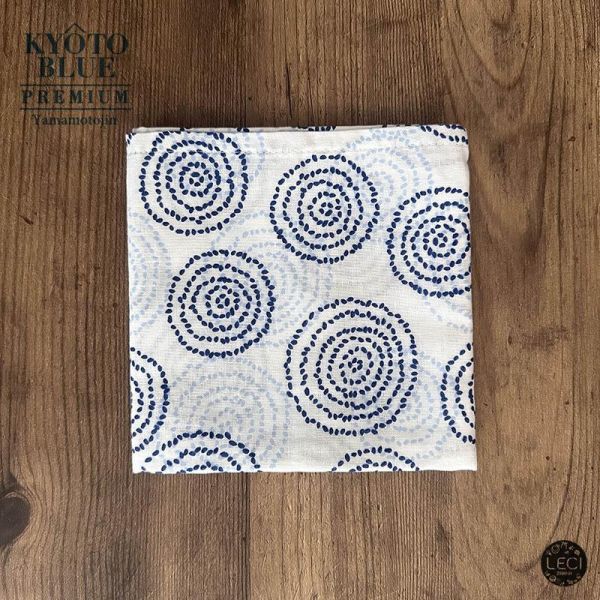 京都藍 KYOTO BLUE純棉手巾 手帕,手巾,日本手帕,純棉手帕,夏天擦汗,個人衛生用品,服裝搭配