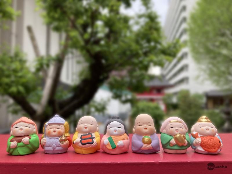 日本許願籤御守 七福神組 七福神.日本七福神.七福神意義.七福神公仔.七福神惠比壽.七福神由來.日本御守.緣起物.神社御守.占卜許願.交換禮物.許願籤.運勢占卜.求姻緣.財運.開運招福.七福神寶船.福鯛.天台宗.日蓮宗.密教.禪宗