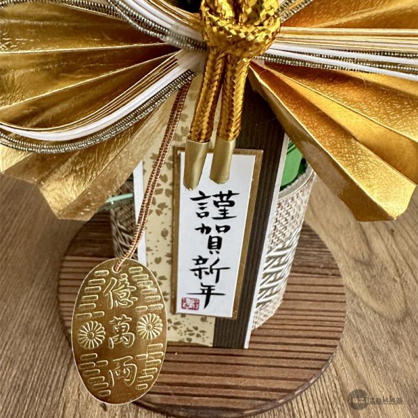 金運祈願 日本招財門松 (光) 日本門松,日料,台南日料,日本料理餐廳裝飾佈置,過年裝飾佈置,新年裝飾佈置,干支,開運,招福