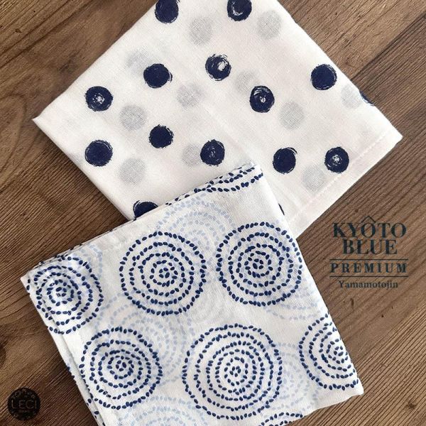 京都藍 KYOTO BLUE純棉手巾 手帕,手巾,日本手帕,純棉手帕,夏天擦汗,個人衛生用品,服裝搭配