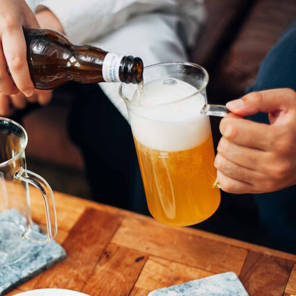 HARIO 日本製啤酒杯 日本hario,燒杯,啤酒杯,耐熱玻璃杯,日本製啤酒杯,夏天啤酒,消暑啤酒杯,咖啡壺杯