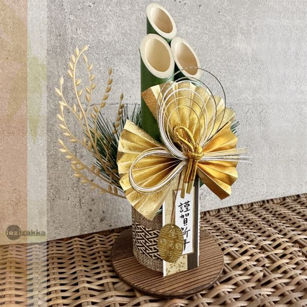 金運祈願 日本招財門松 (光) 日本門松,日料,台南日料,日本料理餐廳裝飾佈置,過年裝飾佈置,新年裝飾佈置,干支,開運,招福