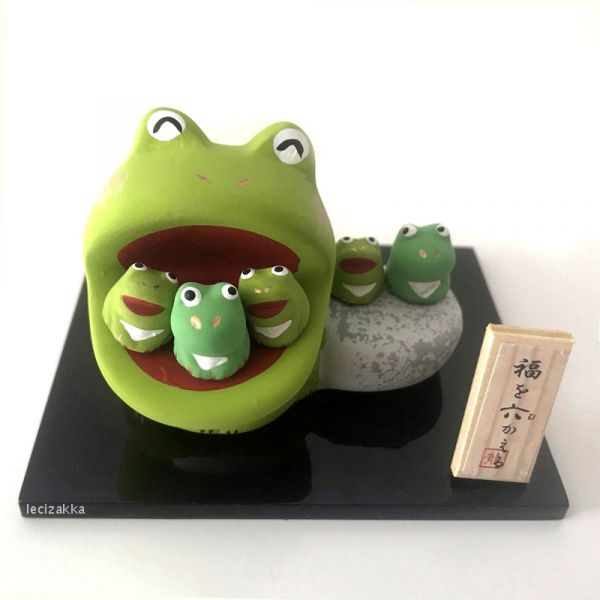 開運緣起物 福蛙六小福 玄關擺飾,居家裝飾,玄關裝飾,居家擺飾,喬遷送禮,入厝送禮,日本青蛙,福蛙六小福,好運雜貨,開運雜貨