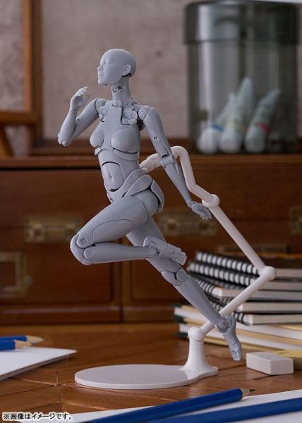 預購9月 Max Factory 西村式素描人偶 OLIVE GRAY 灰色 