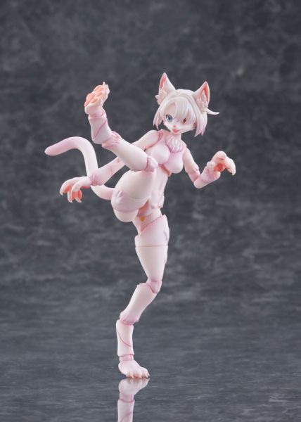 預購26年2月 青島 KEMOPLA 獸普拉 1/12 No.KP-01R 鑽石眼貓 獸娘 組裝模型 