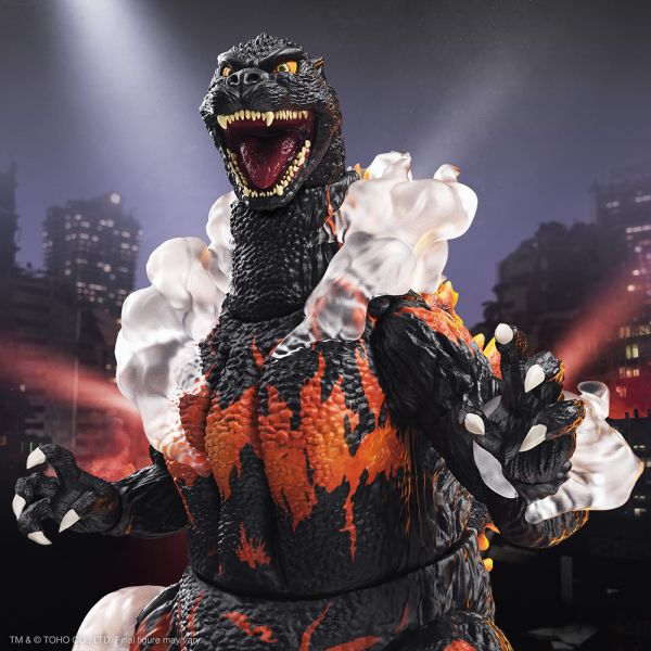 Super7 紅蓮哥吉拉1995 Wave2 8吋可動(尾長將近35cm) 