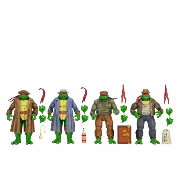 預購10月 NECA 忍者龜 流氓神龜 Gangster Turtles 7吋 可動 4入套組 