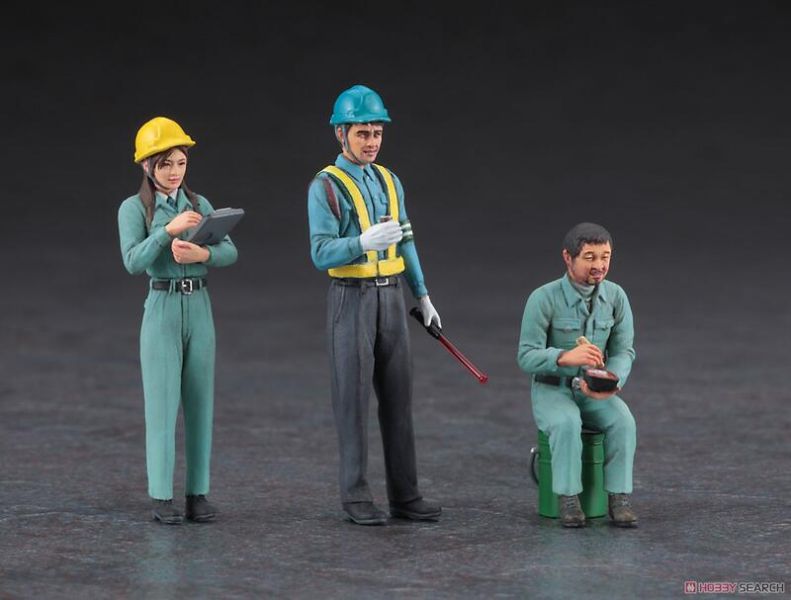 長谷川 HASEGAWA 1/35 66006 WM06 建設工人組B 組裝模型 