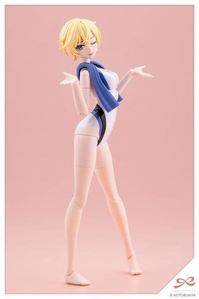 預購9月 壽屋限定 組裝模型 創彩少女庭園 早乙女瑠衣 桃櫻高校 競技泳裝 夢幻白海豚 