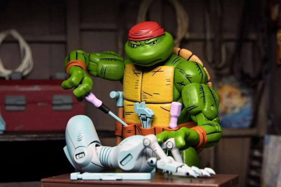 預購10月 NECA 忍者龜 雜務工 多納太羅 7吋 可動 