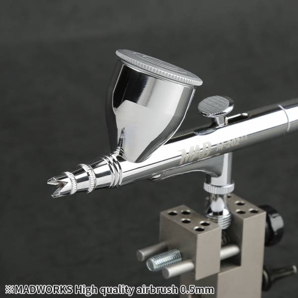 MADWORKS M-202+ 雙動式噴筆 0.5mm <加固噴嘴螺牙及增加O環氣密> 