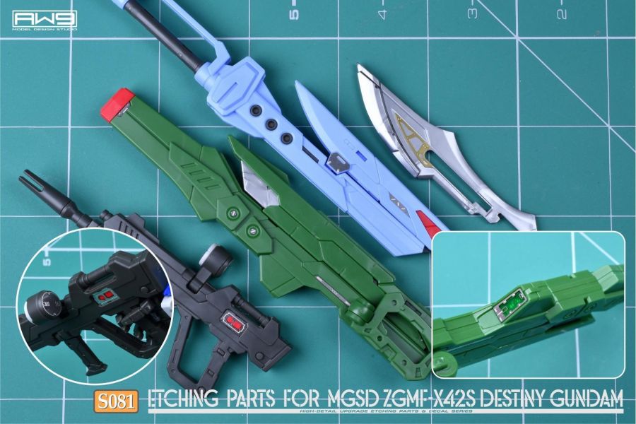 預購5月 鋼魂 S081 MGSD命運鋼彈蝕刻片(背膠款) 