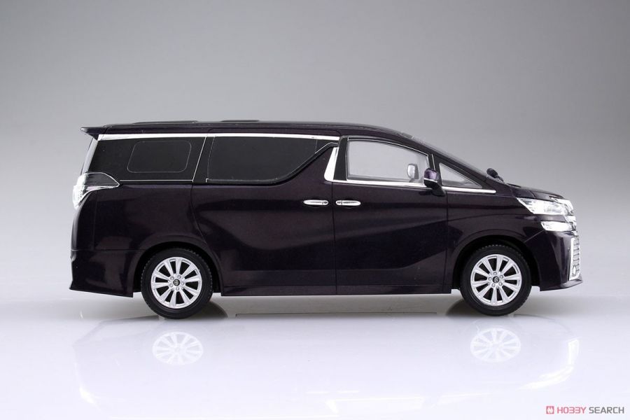 青島社 AOSHIMA 1/32 汽車模型 05632 豐田 Vellfire THE SNAPKIT 黑紫色 汽車模型 