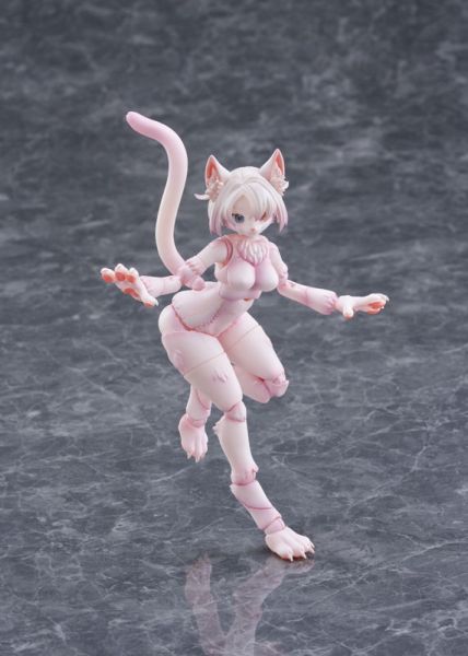 預購26年2月 青島 KEMOPLA 獸普拉 1/12 No.KP-01R 鑽石眼貓 獸娘 組裝模型 