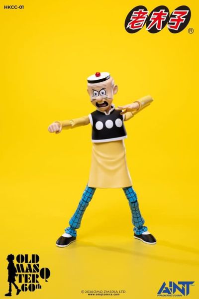 預購8月 AINT Production HKCC-01 1/12可動 老夫子 60週年紀念版 