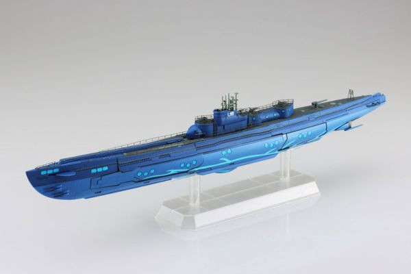 青島 1/350 蒼藍鋼鐵戰艦 潛水艦 伊401 組裝模型 G0617 