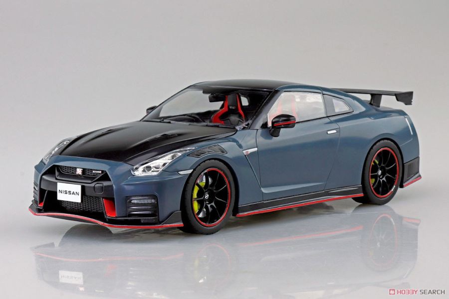 青島社 AOSHIMA 1/24 SNAP KIT 02-NG GT-R NISMO 2022 隱形灰 <多色成型免膠水> 