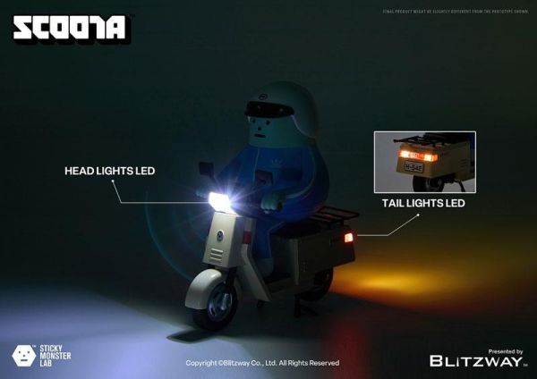預購27年2月 Blitzway SML VEHICLE (MMC SCOOTA) 高約:12cm 