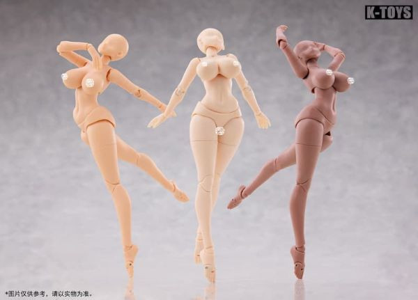 預購10-12月 K-Toys 日漫風 豐滿女素體 KT02B 黃膚 1/12 