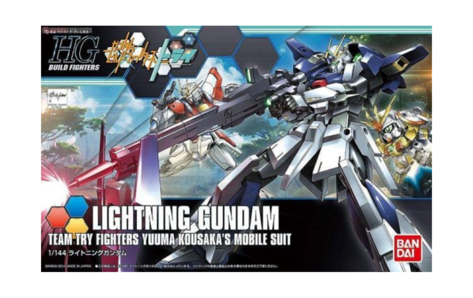 萬代 BANDAI 鋼彈創鬥者 HGBF 1/144 #020 電光鋼彈 組裝模型 