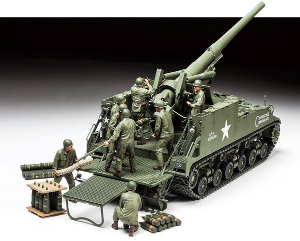 田宮 TAMIYA 1/35 #35351 155mm 自走砲車 戰車 U.S 155mm GUN M40 