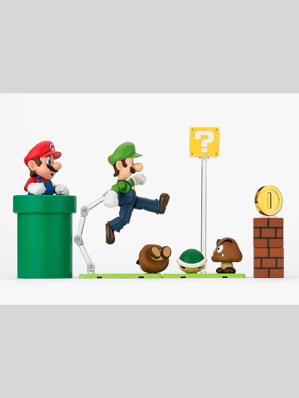 預購26年2月 萬代 SHF SUPER MARIO 超級瑪利歐 關卡場景 