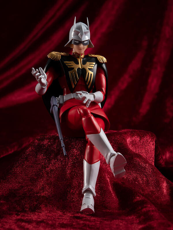 預購10月 萬代 代理版 SHF 機動戰士鋼彈 紅色彗星 夏亞 阿茲納布爾 