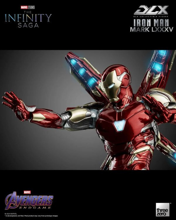 現貨 THREEZERO DLX 鋼鐵人 Mark 85 17.5cm 可動公仔 