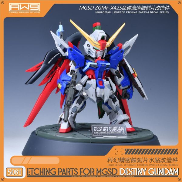 預購5月 鋼魂 S081 MGSD命運鋼彈蝕刻片(背膠款) 