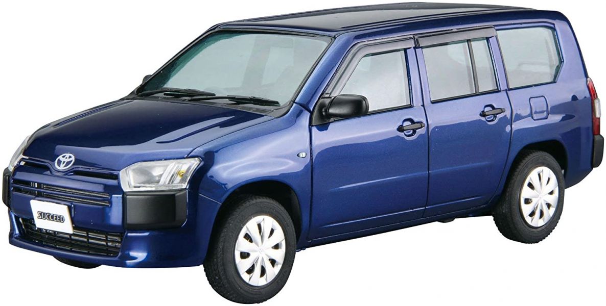 青島社 AOSHIMA  1/24 汽車模型 Toyota Succeed NCP160 V 組裝模型  