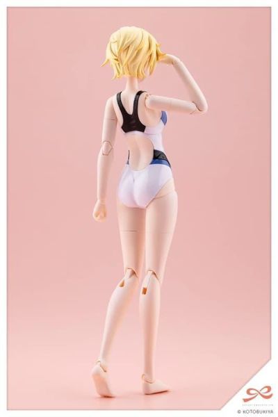預購9月 壽屋限定 組裝模型 創彩少女庭園 早乙女瑠衣 桃櫻高校 競技泳裝 夢幻白海豚 