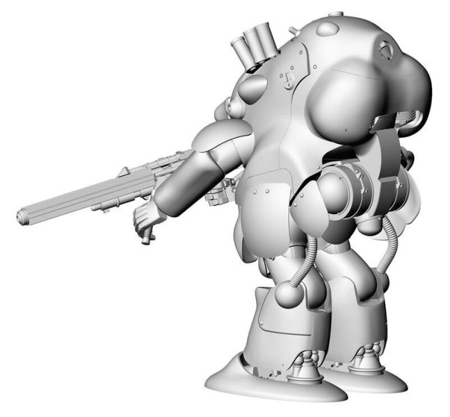 長谷川64130重裝甲戰鬥服 MK44G-6 黃金騎士1/20横山 宏 組裝模型 