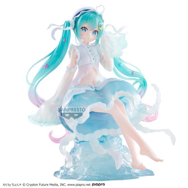 預購8月 BP景品 初音未來 BANPRESTO EVOLVE Clearluxe 水母造型公仔 