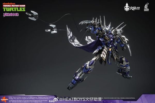 預購27年6月 HEATBOYS HB0119 忍者龜 施瑞德 電鍍版 合金機甲 可動完成品 
