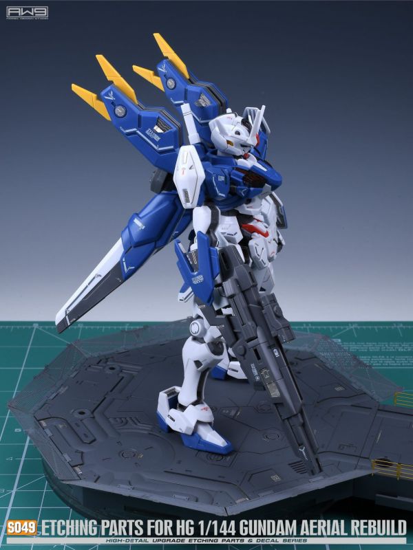 鋼魂 AW S049 萬代 1/144 HG 風靈鋼彈修改型 水星的魔女 蝕刻片組 附水貼 