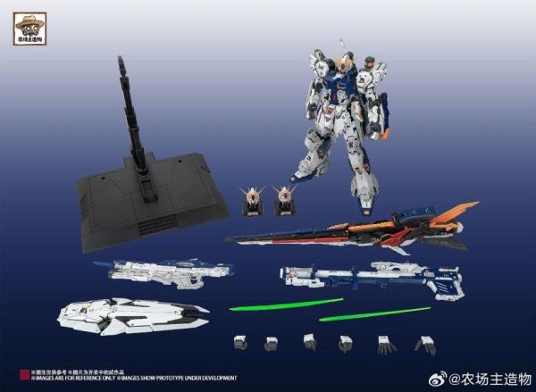 農場主造物 1/100 福氣牛 福岡NU 組裝模型 